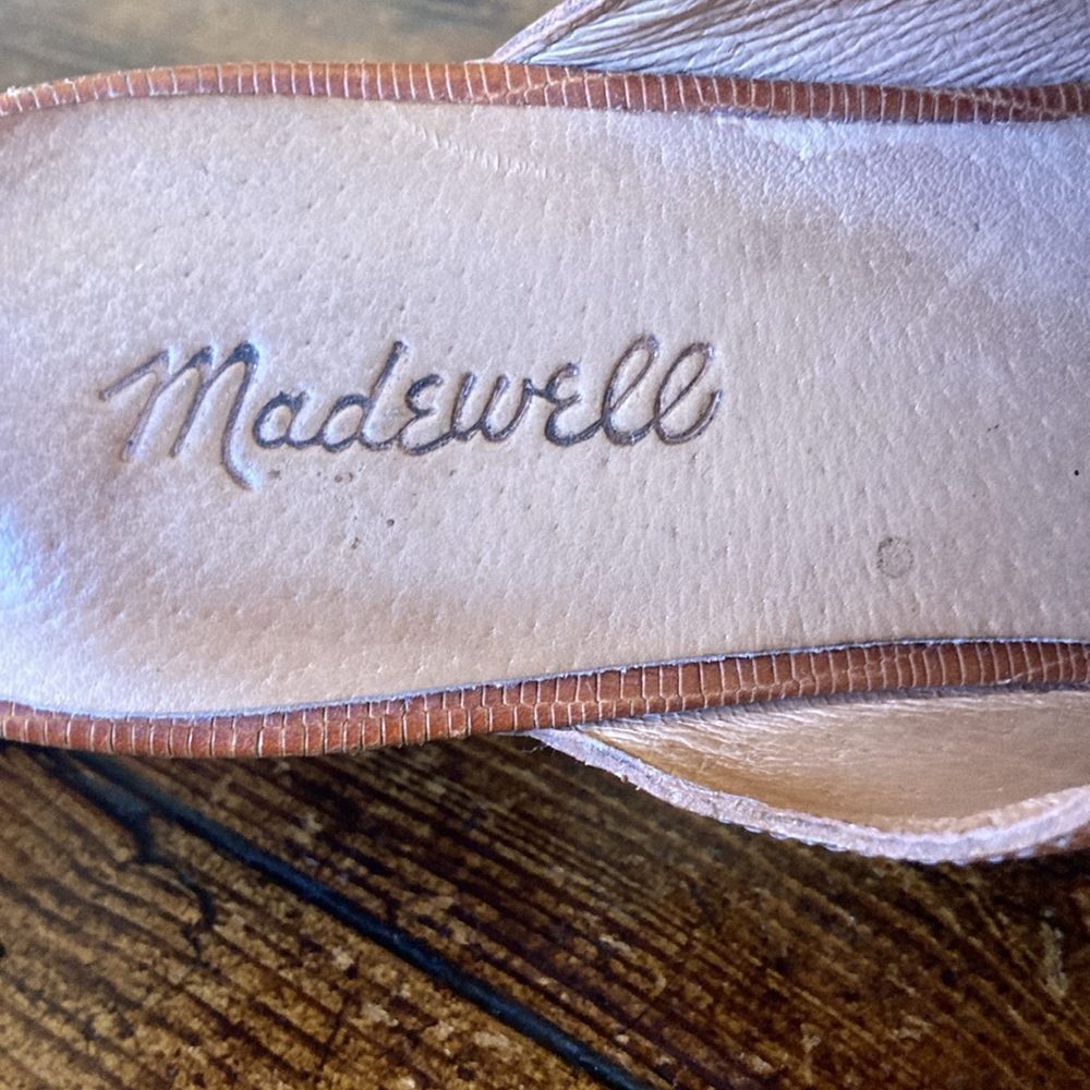 Madewell The Ayanna Clog in Lizard Embossed Leather - Picture 5 of 7